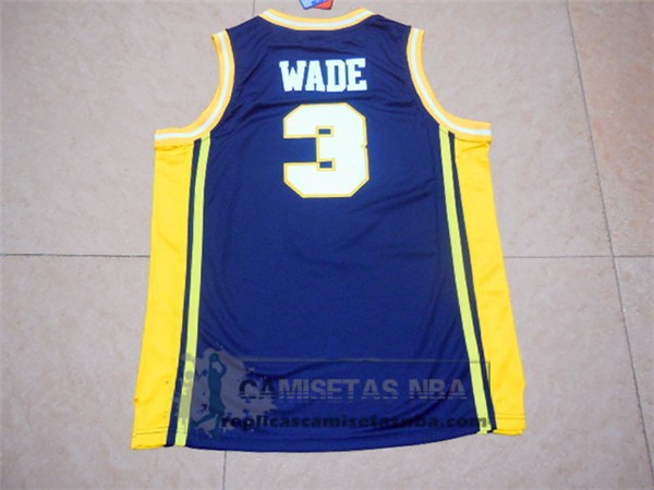 Camiseta NCAA Marquette Golden Eagles Dwyane Wade Azul
